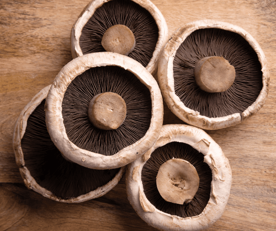 freezing portobello mushrooms