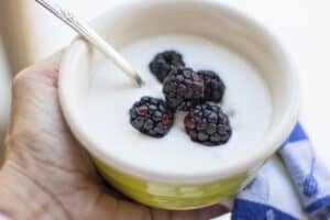 yogurt, breakfast, berries