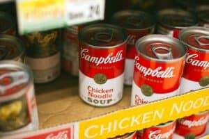 canned soup
